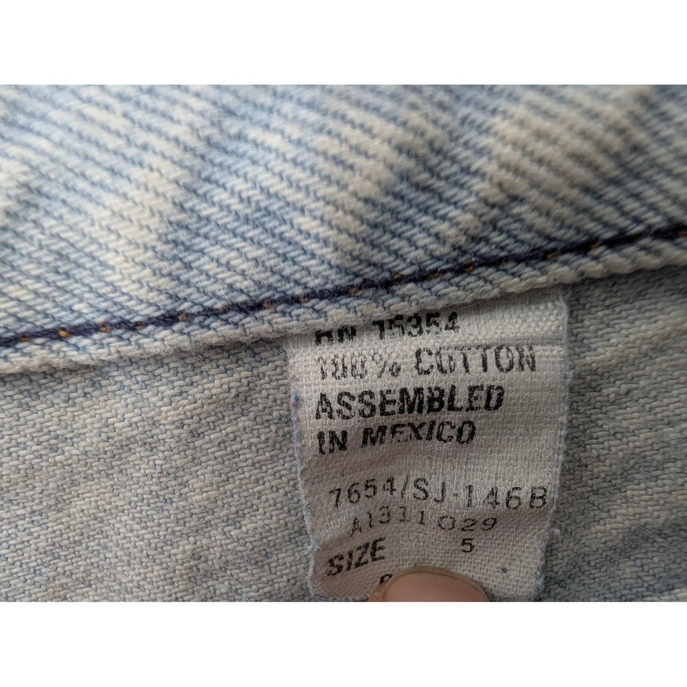 Vintage Palmettos High Waist Mom Jeans Light Wash Denim Size 5 Women's Cotton - Picture 11 of 14